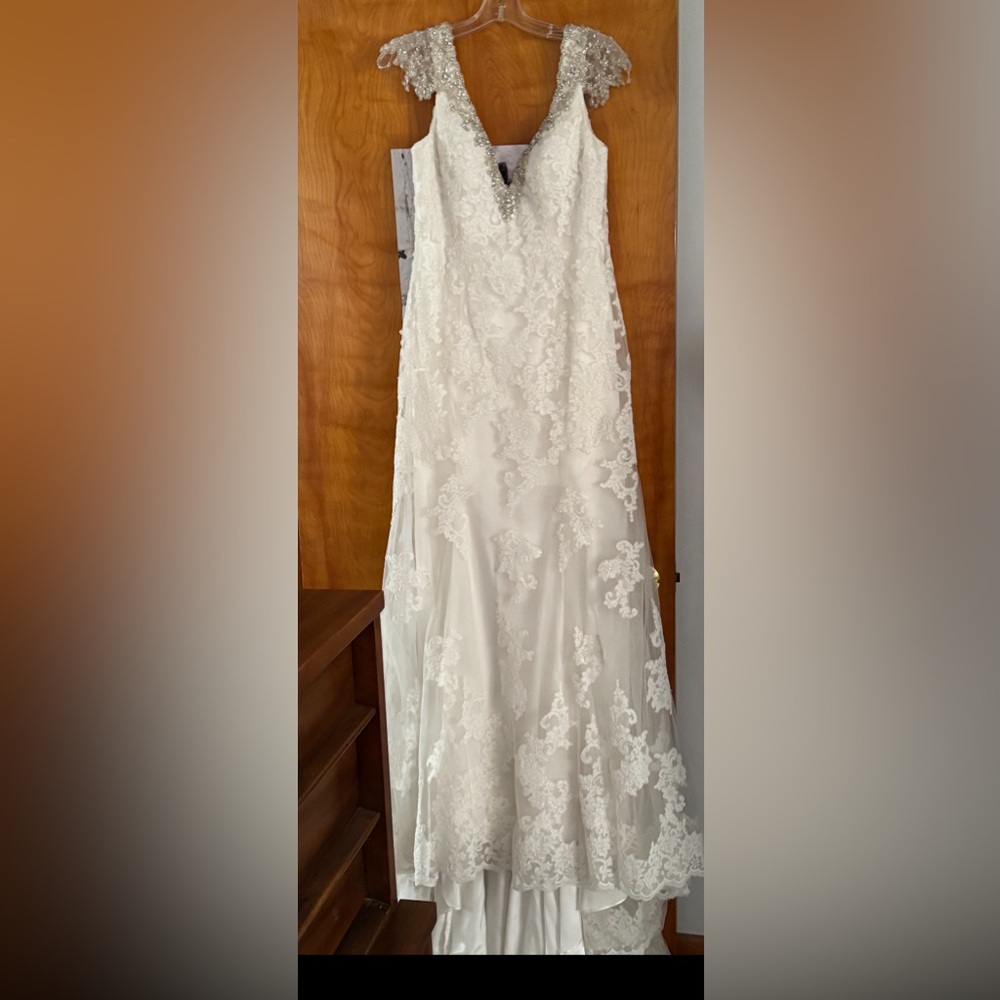 1920’s style wedding dress.